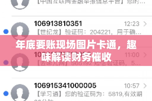 年底要账现场图片卡通，趣味解读财务催收