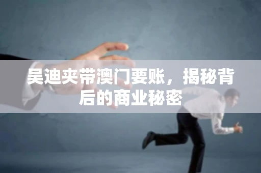 吴迪夹带澳门要账，揭秘背后的商业秘密
