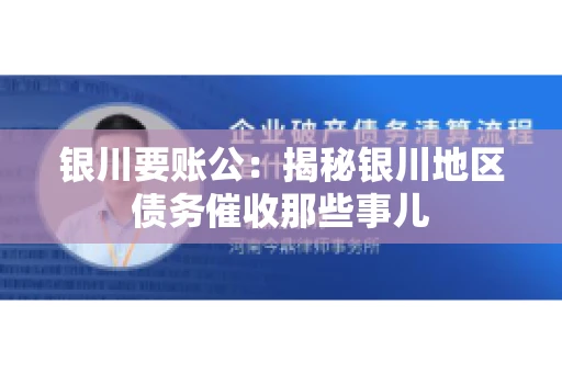 银川要账公：揭秘银川地区债务催收那些事儿